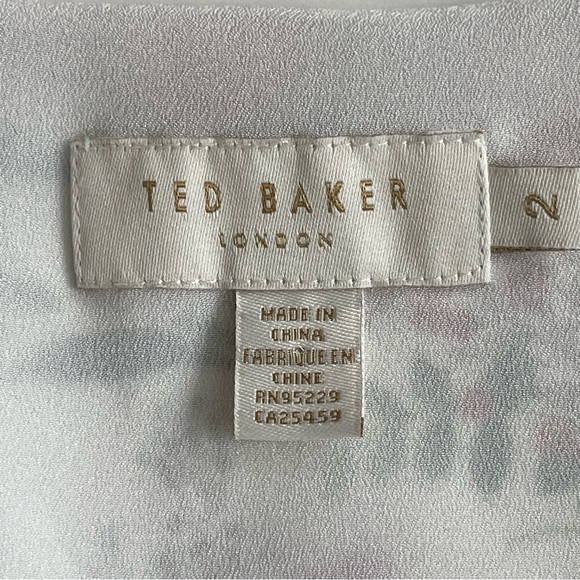 Ted Baker Millii Dress Size 6 Floral Tiered Midi Party Wedding Resort Garden - Picture 9 of 16